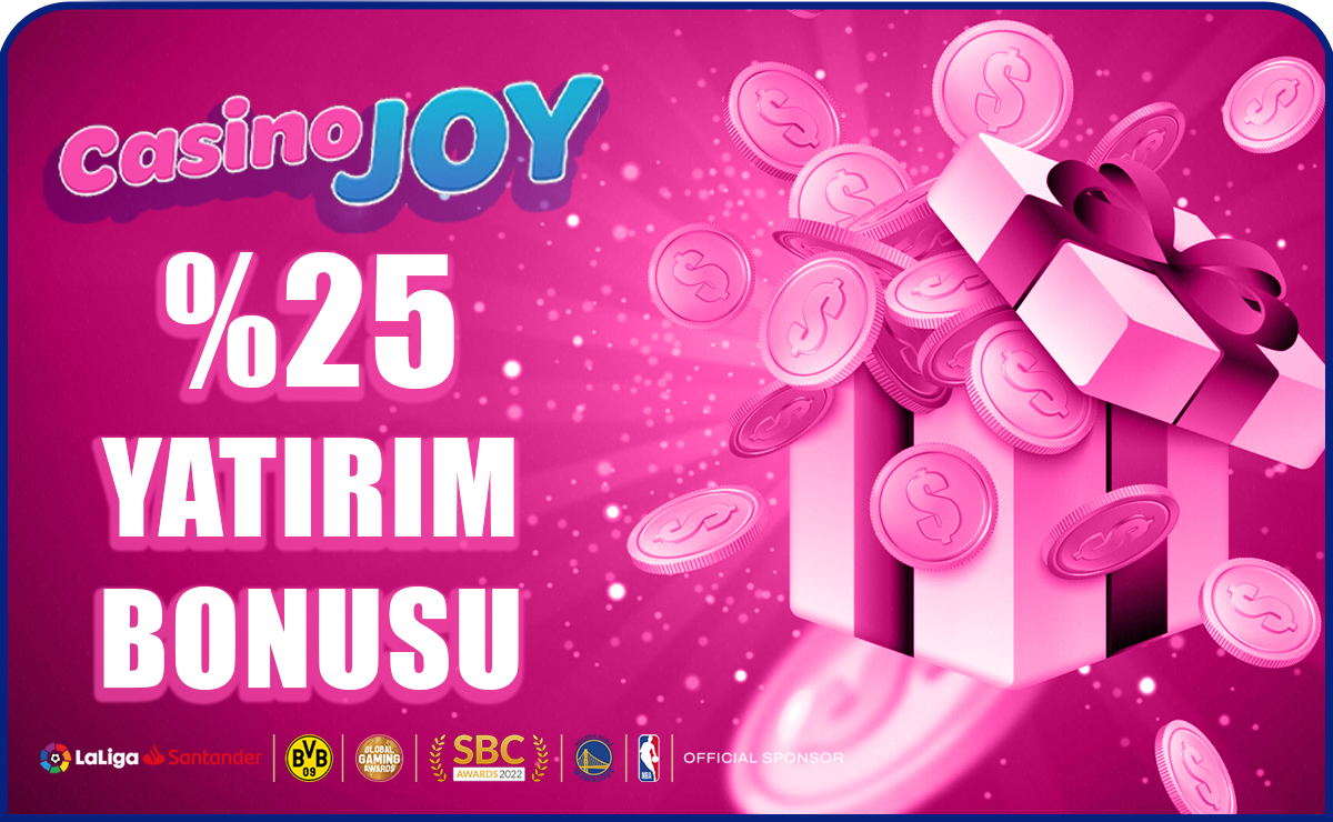 %25 Üst Limitsiz Spor&Casino Yatırım Bonusu