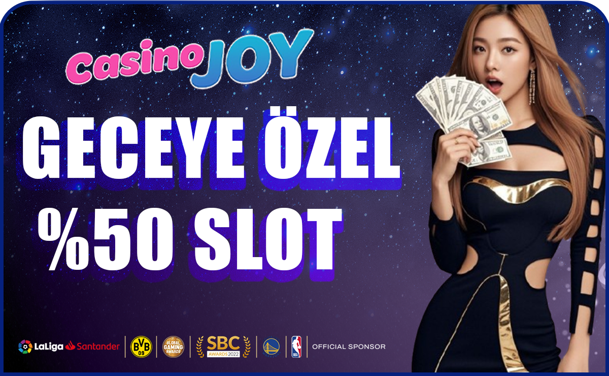 %50 Geceye Özel Slot Yatırım Bonusu